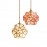 Lovely Flower Glass Multi-color Chandelier Art color glass pendant lamp