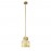 Luxury Glass Shade Indoor Light Decoration Brass Marble Pendant Lamp