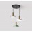 3 Units Head strip or round chassis Nordic Style Hanging Lamp 
