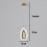 Indoor Home Kitchen Dining Table Living Room Decoration Acrylic LED Pendant Lamp