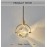 Modern square crystal personality 5W LED Crystal Pendant Lamp