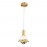 Gold modern small chandelier lighting 5W LED Diamond Shape Pendant Lamp