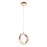 Modern Dining Bed Room Simple Long Line Circle Design Moon Style Pendant Lamp