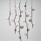 Living Simple Bedroom Personality Creative Branches style pendant Lamp
