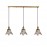Classic Nordic Hanging Lamp Industrial Adjustable Metal Glass Art Glass Linear Lamp