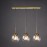 Ceiling Glass Ball Hanging Light Bedside Hanging Glass E14 Pendant Lamp