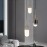 Luxury Dining Lamp Manger Vintage Glass LED Pendant Light