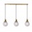 Home decorative clear shade kitchen lamps Glass Lampshade Suspended Light