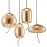 Modern Vintage Decor Home Kitchen Hanging Lamp Art Glass Pendant Lamp