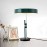 Post Modern Creative Simple Iron Table Light Dark Blue Nordic Design Modern LED Table Lamp