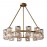 Crystal Nordic design living racking room Indoor Hotel Crystal Brass Chandelier Lamps 