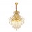 Home Living Room Decoration Golden European Luxury Crystal Chandelier Pendant Lamp