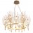 American modern luxury villa hotel lighting water drop Modern Flower Chandelier