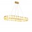 Classic Hotel Living Room Bedroom Modern Luxury Oval Ring Chandelier Lamp