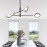 Nordic molecular lights villa home decorative living room Round modern Post Modern Chandelier Lamps
