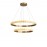 Simple Hanging Decorative Ceiling Pendant Light Circle Ring Group Chandelier Lamp