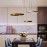 Creative C style Nordic dining room lamp modern office Ring LED Pendant Lamp