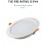 Round Thickness thin Mass production 9W 12W 15W 18W 24W 30W 7W LED Downlight