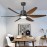 Six leaf Living room American Style LED Fan Lamp