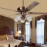 Bed room Fan Lighting LED Chandelier Fan Lamp