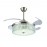 Crystal Chandelier Invisible Ceiling LED Crystal Fan lamp