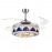 Ceiling Fan Chandelier with Crystal modern fan light