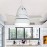 Nordic minimalism style LED Modern Ceiling Fan Light
